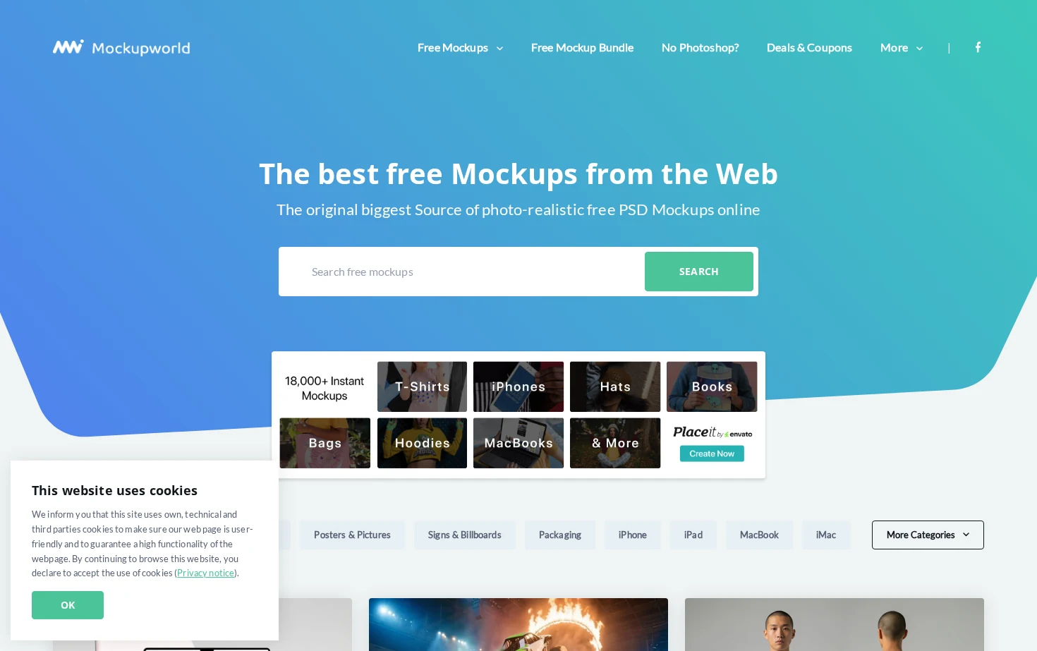 Mockup World 页面快照